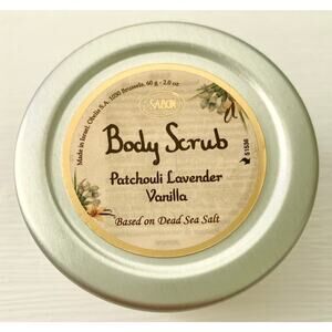 SABON Body Scrub -Patchouli Lavender Vanilla- 60g Travel size